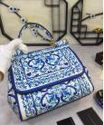 Сумка Dolce & Gabbana Sicily Blue pattern Print